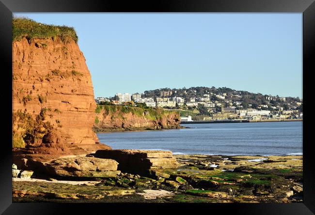 View of Torquay from Paighton Framed Print by Bryan 4Pics