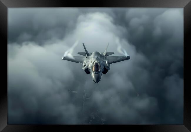 F35 Plane Framed Print by Picture Wizard