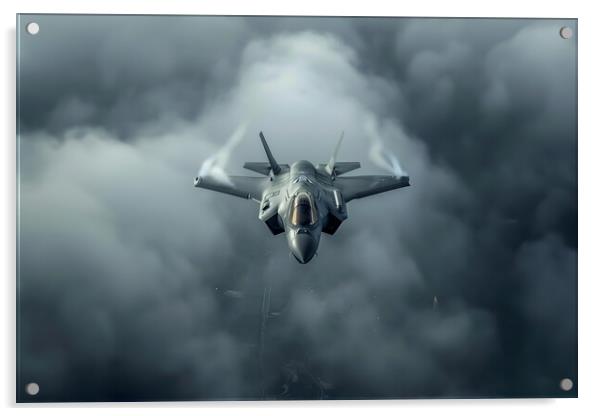 F35 Plane Acrylic by Picture Wizard