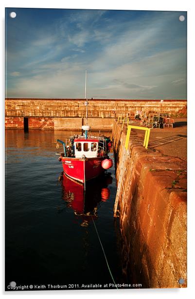 Dunbar Harbour Acrylic by Keith Thorburn EFIAP/b