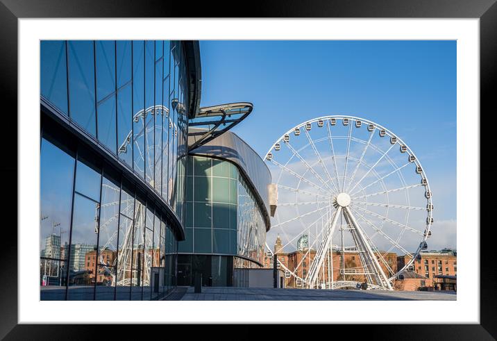Wheel of Liverpool Framed Mounted Print by Jason Wells