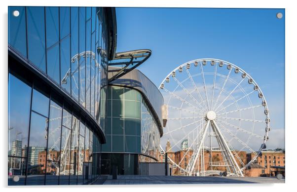 Wheel of Liverpool Acrylic by Jason Wells