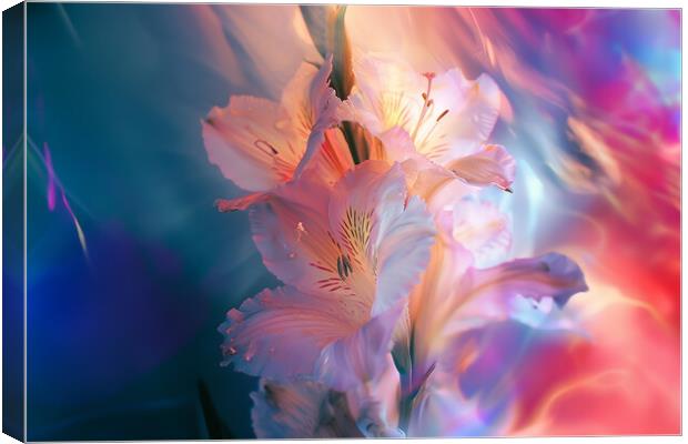 Lily Abstract Canvas Print by Picture Wizard