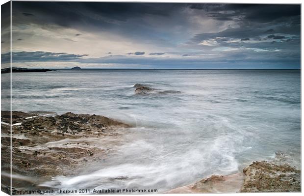 Dunbar with Bass Rock View Canvas Print by Keith Thorburn EFIAP/b