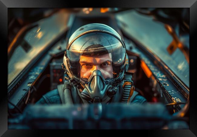 Pilot Framed Print by Picture Wizard