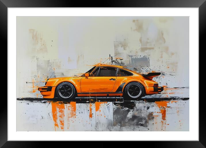 Porsche 911 Framed Mounted Print by Picture Wizard