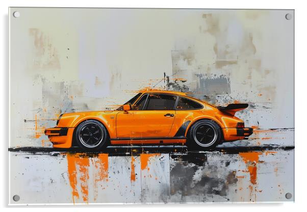 Porsche 911 Acrylic by Picture Wizard
