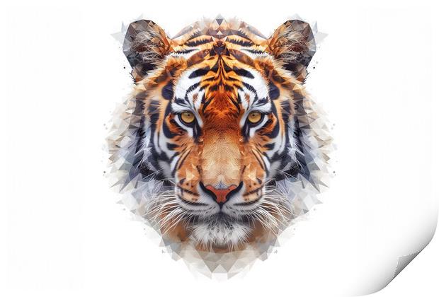 Abstract Tiger Print by Picture Wizard