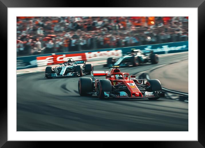 Formula One Framed Mounted Print by Picture Wizard
