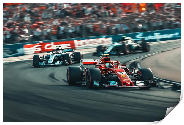 Formula One Print by Picture Wizard