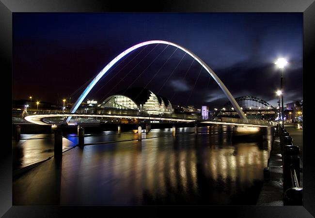 quayside Framed Print by Northeast Images