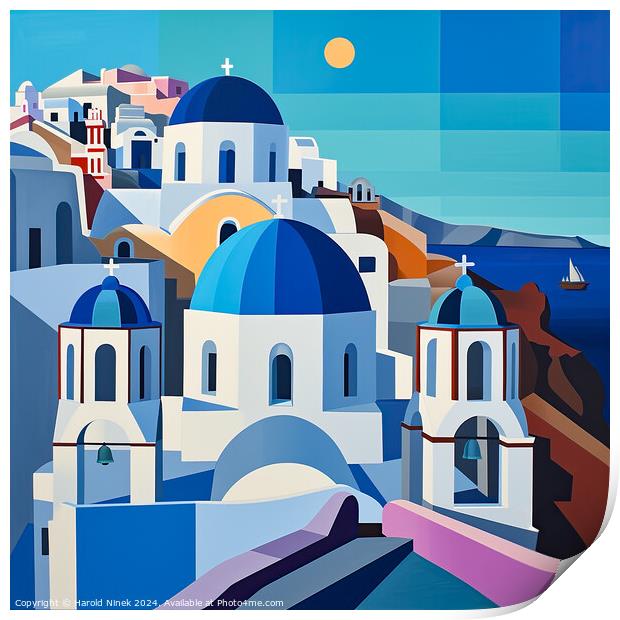 Aegean Dreams Print by Harold Ninek