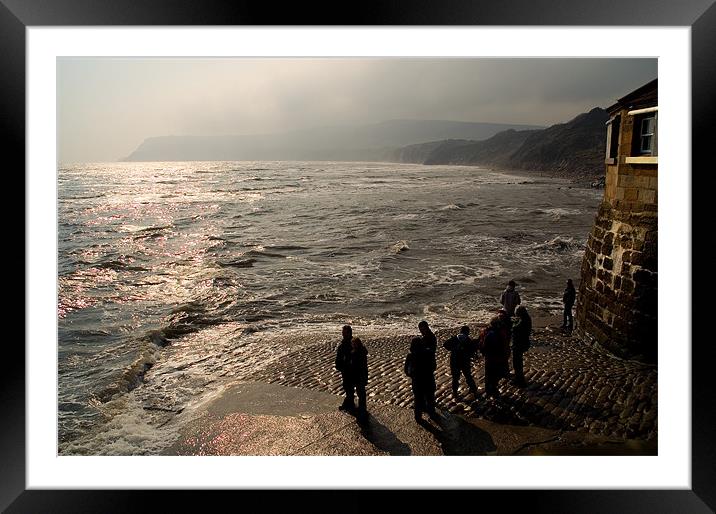 Time & Tide Framed Mounted Print by Wayne Molyneux