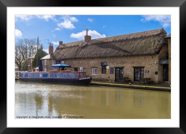 The Boat Inn Framed Mounted Print by Clive Wells