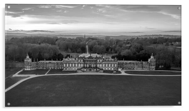 Wentworth Woodhouse Acrylic by Apollo Aerial Photography
