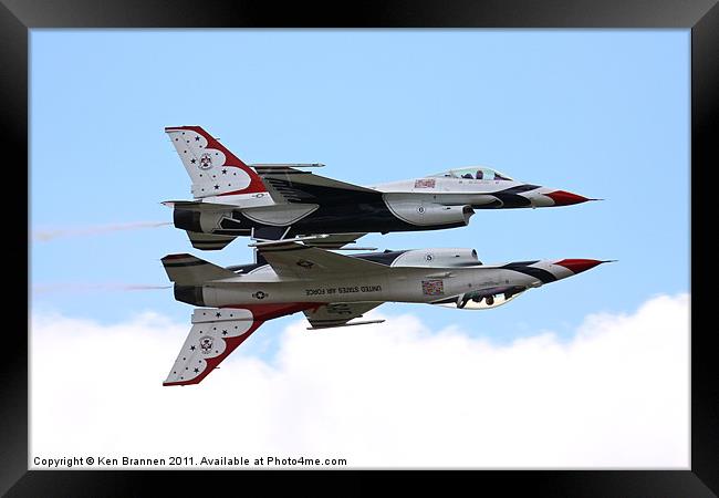 USAF Thunderbirds Framed Print by Oxon Images