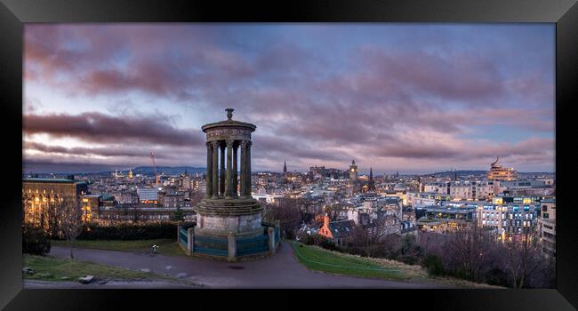 Edinburgh Dawn Framed Print by Apollo Aerial Photography