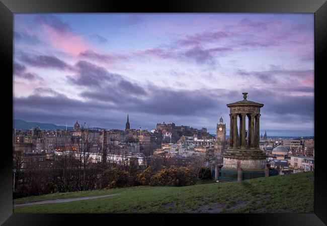 Edinburgh Morning Light Framed Print by Apollo Aerial Photography