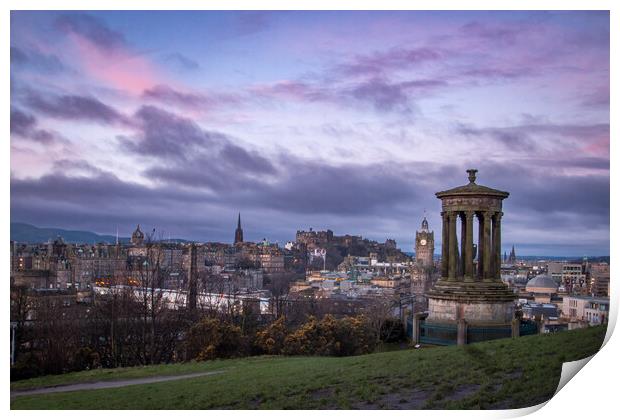 Edinburgh Morning Light Print by Apollo Aerial Photography