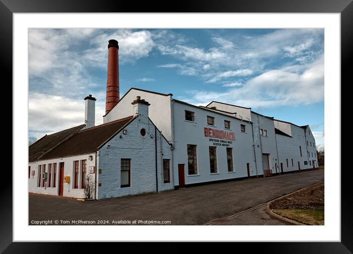 Benromach distillery Framed Mounted Print by Tom McPherson