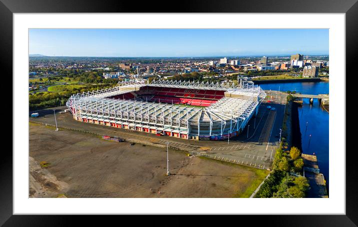 Middlesbrough FC Framed Mounted Print by Steve Smith