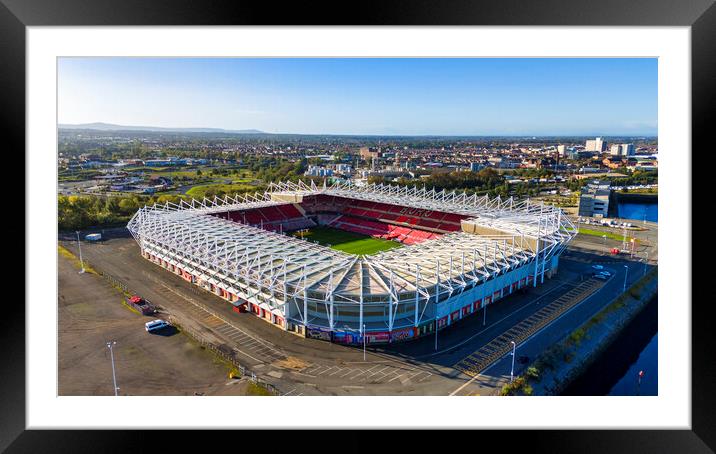 Middlesbrough FC Framed Mounted Print by Steve Smith