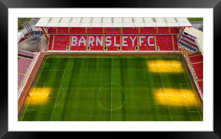 Barnsley Football Club Framed Mounted Print by Steve Smith