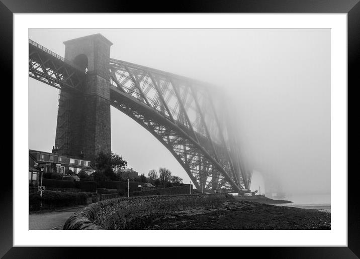 Forth Railway Bridge Framed Mounted Print by Apollo Aerial Photography