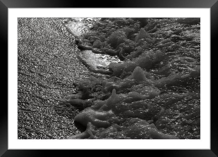 shoreline at dusk Framed Mounted Print by Karl Butler