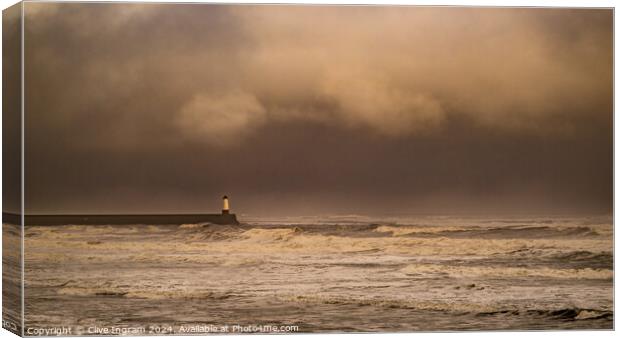 North country seascape Canvas Print by Clive Ingram