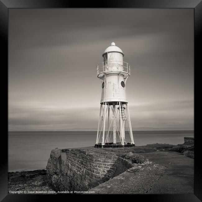 Black Nore Lighthouse Framed Print by Dave Bowman