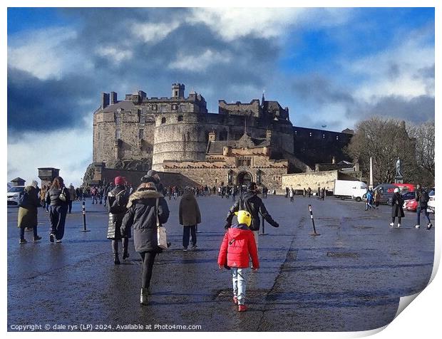 Edinburgh Castle Print by dale rys (LP)