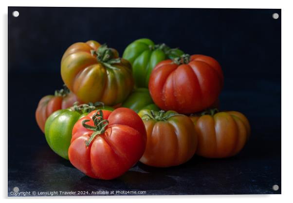 Tomatoes or Tomatoes? Acrylic by LensLight Traveler