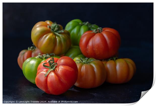 Tomatoes or Tomatoes? Print by LensLight Traveler