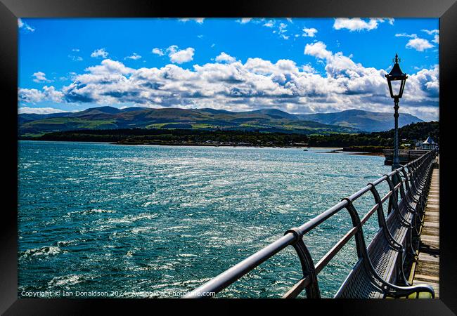 Bangor Pier Framed Print by Ian Donaldson