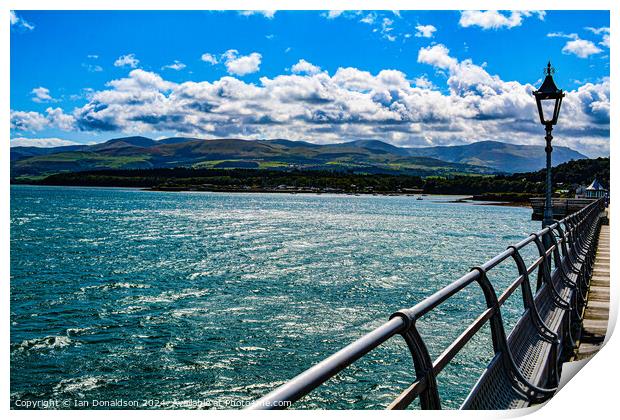 Bangor Pier Print by Ian Donaldson