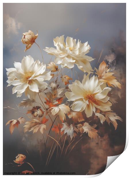 Plant flower Print by Kia lydia