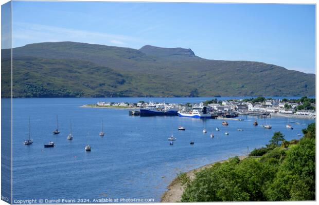 Ullapool Canvas Print by Darrell Evans