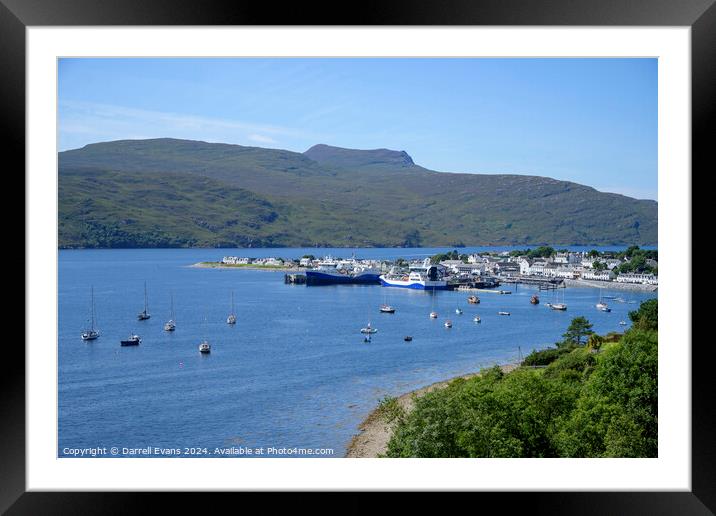 Ullapool Framed Mounted Print by Darrell Evans