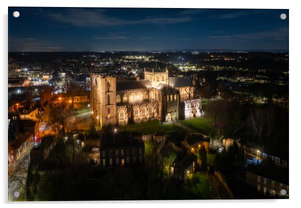 Ripon Cathedral Acrylic by Apollo Aerial Photography