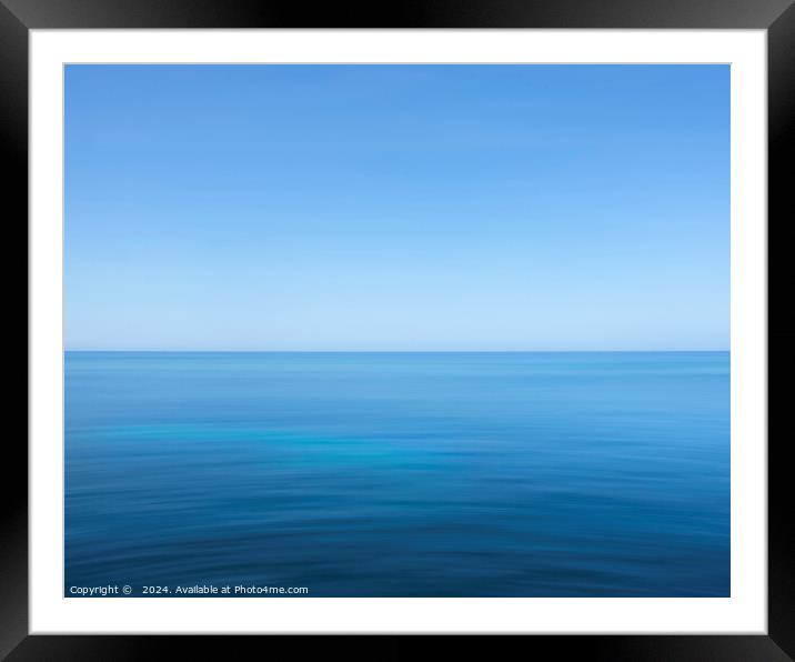 Roatan Blues Framed Mounted Print by Peter Towle