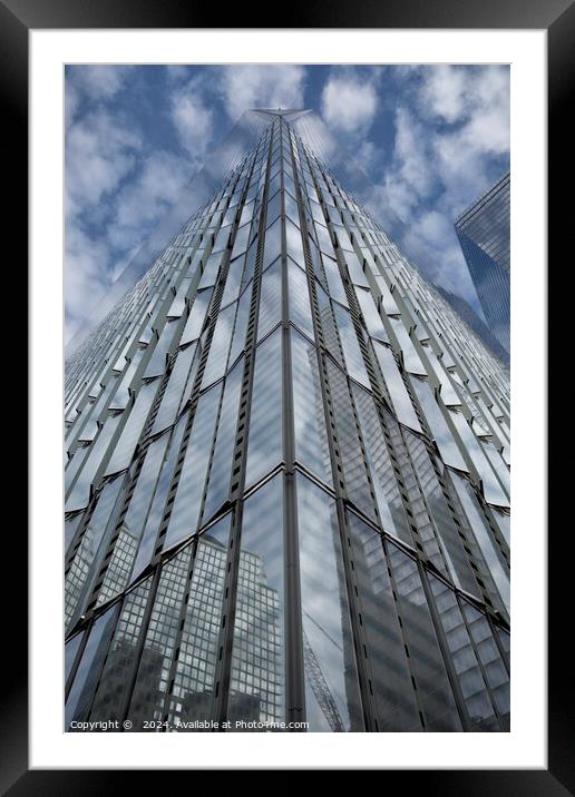 One World Trade Centre  Framed Mounted Print by Peter Towle