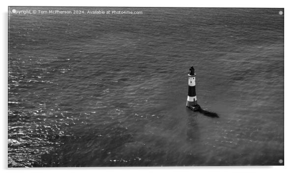 Beachy Head Lighthouse Acrylic by Tom McPherson