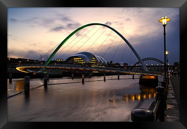 quayside Framed Print by Northeast Images