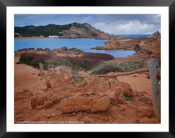 Approaching Pregonda Menorca Framed Mounted Print by Deanne Flouton