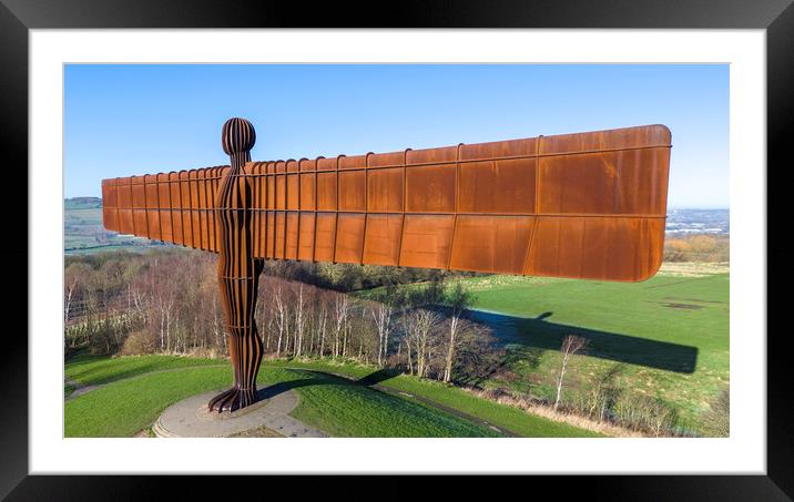 Angel Of The North Framed Mounted Print by Steve Smith