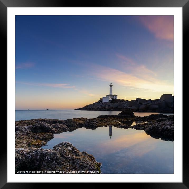 The Botafoc Lighthouse Framed Mounted Print by DiFigiano Photography