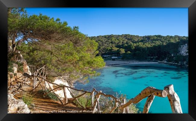 Cala Macarella 1 Framed Print by DiFigiano Photography