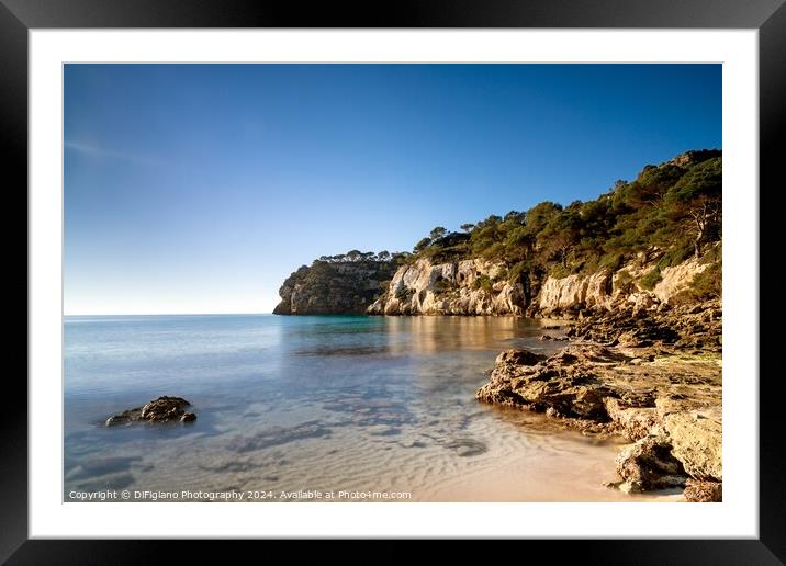 Cala Macarella 2 Framed Mounted Print by DiFigiano Photography