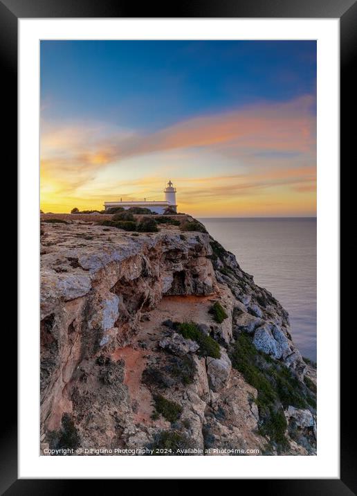 Cap Blanc Lighthouse 2 Framed Mounted Print by DiFigiano Photography
